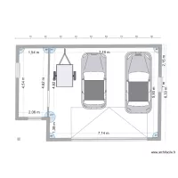 esquisse garage double
