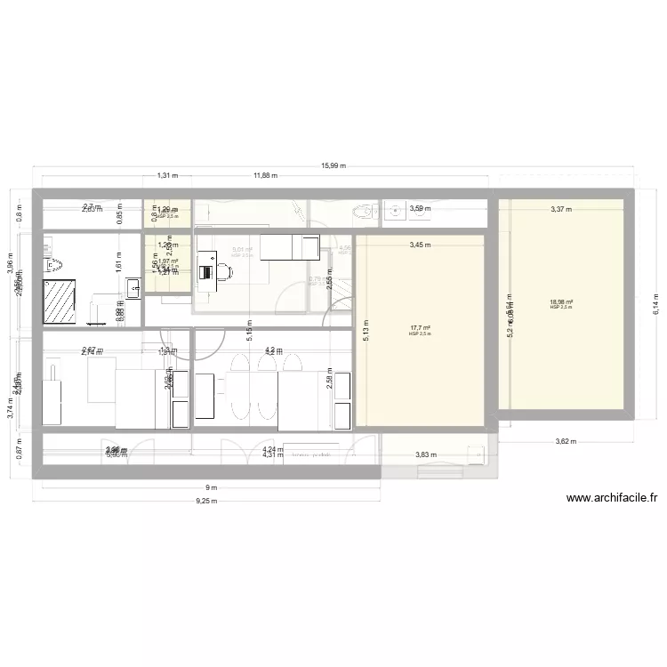 PLAN INITIAL ILES GRANDE V7. Plan de 