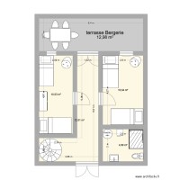 Fleury Maison 1 bergerie rez de chaussée projet 3