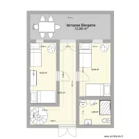 Fleury Maison 1 bergerie rez de chauss&eacute;e projet 3