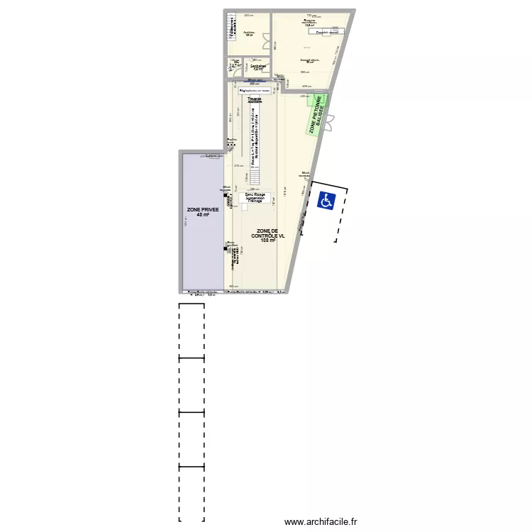 CCT VL MCT L AIGLE 61EKLA. Plan de 5  et 257 m²