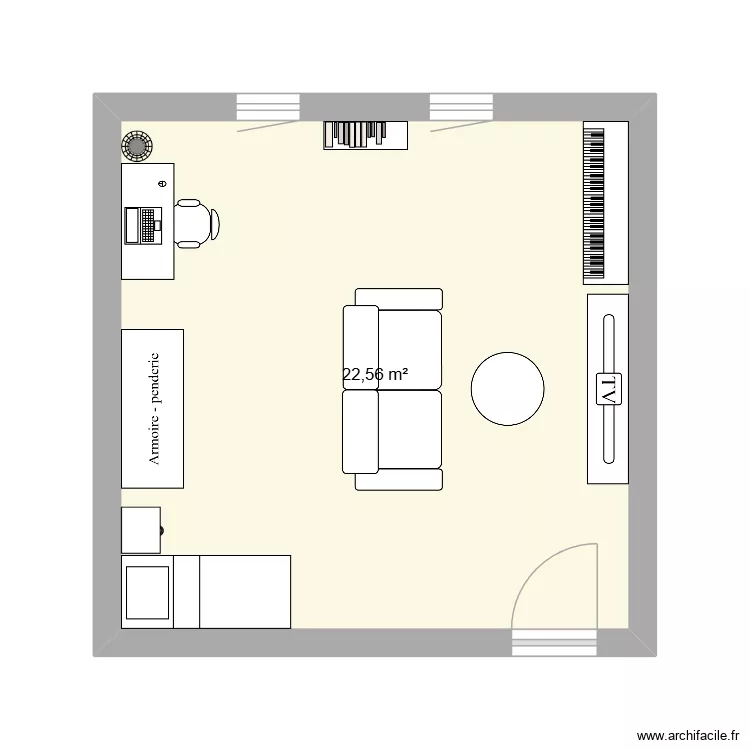 Chambre 1. Plan de Chambre 1. Plan de