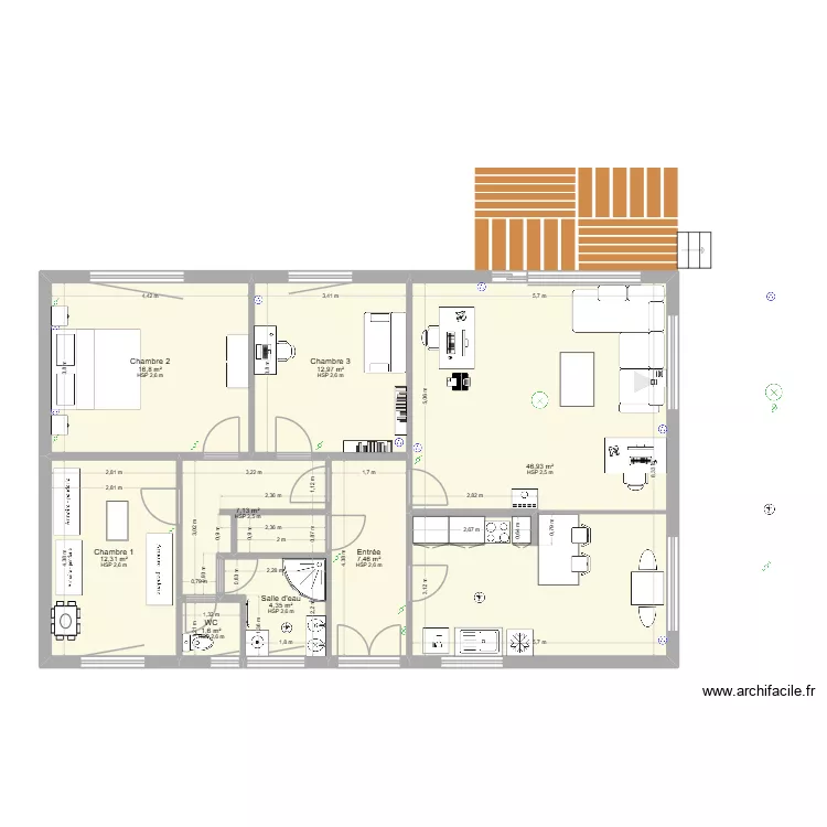 Rez de chaussée_aménagement 02 2026 2. Plan de 8 et 110 m² Rez de chaussée_aménagement 02 2026 2. Plan de 8 et 110 m²