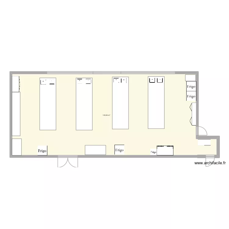 MESP Toulouse. Plan de 1 et 130 m² MESP Toulouse. Plan de 1 et 130 m²