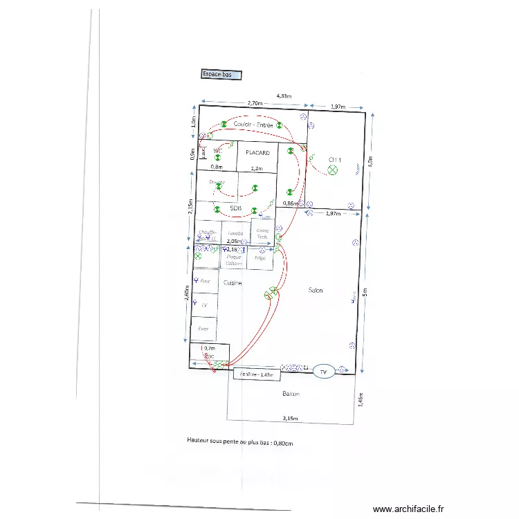 ANTHONY 2 ALPES. Plan de 