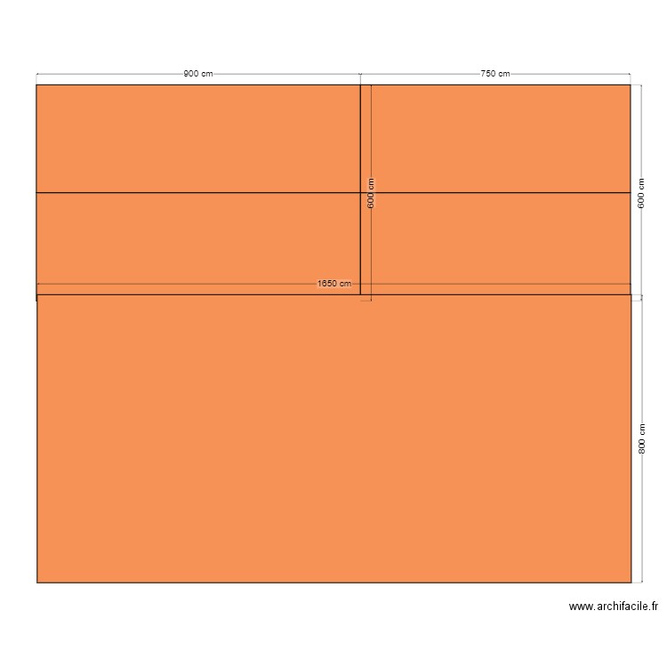 médé garage hactuel + agrandissement+abris a bois. Plan de 0 pièce et 0 m2