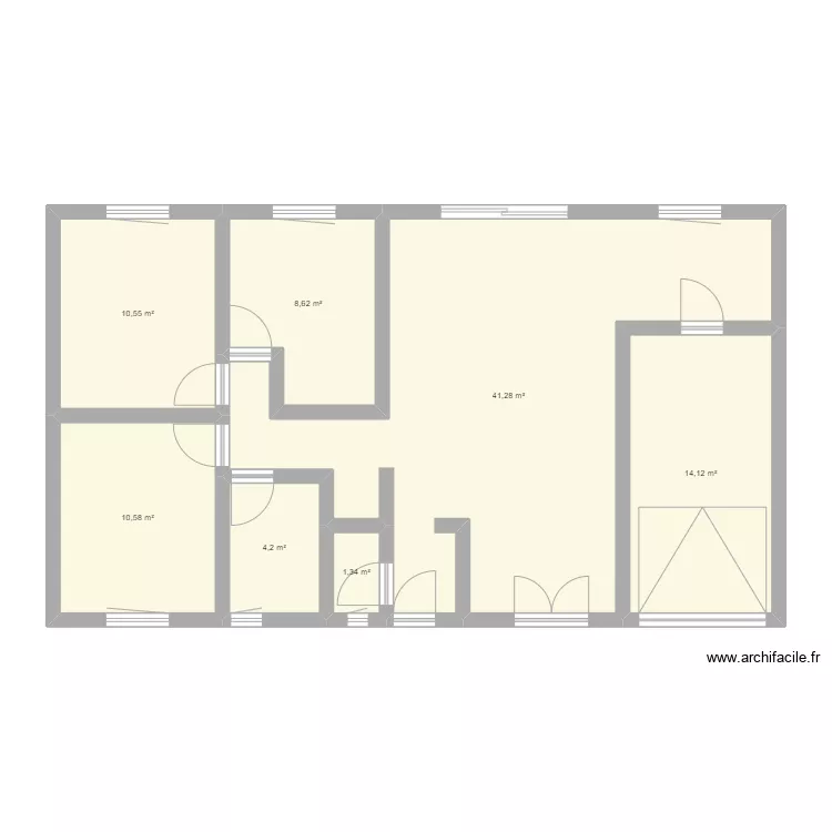 Maison Couple. Plan de 