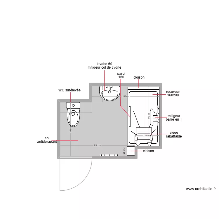 mili. Plan de 1 et 5 m² mili. Plan de 1 et 5 m²