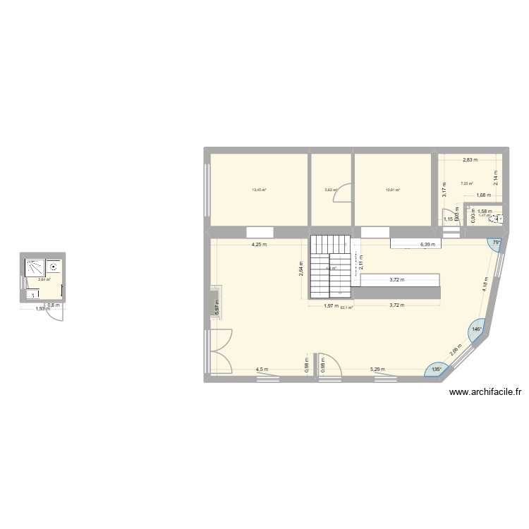 chisteras. Plan de 0 pièce et 0 m2
