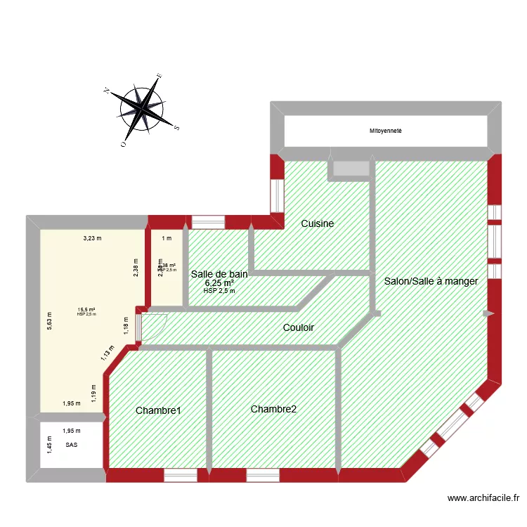 Chaillet R&eacute;no. Plan de 