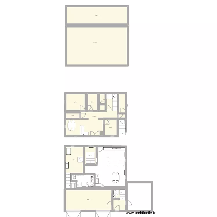 Maison. Plan de 