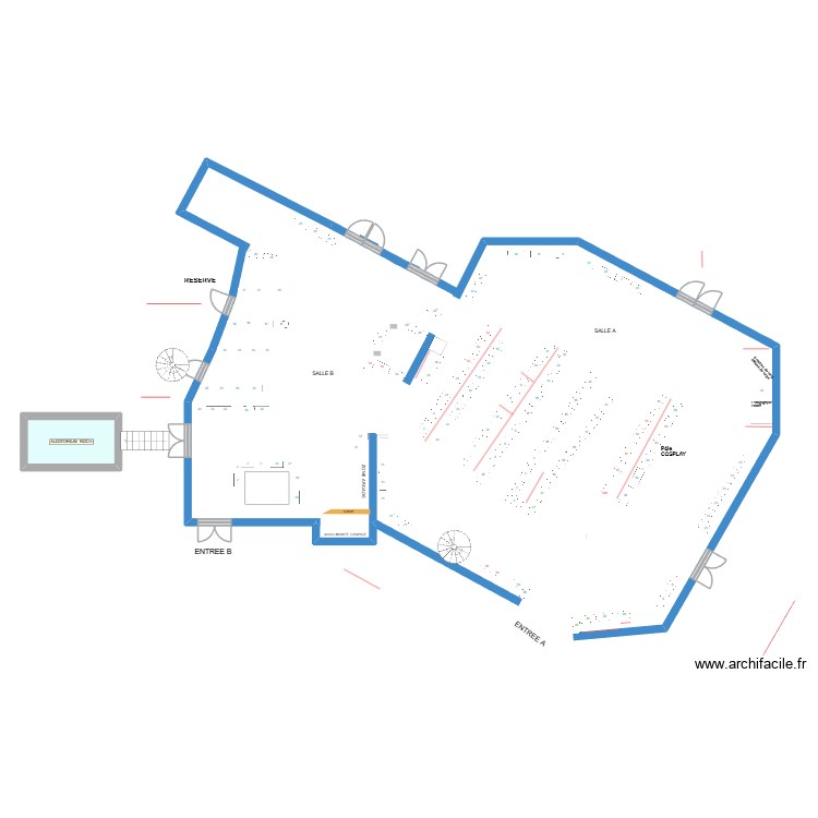 FANTASTIKCON 2026 PREVISION PLAN POSITIONVERTICAL. Plan de 0 pièce et 0 m2