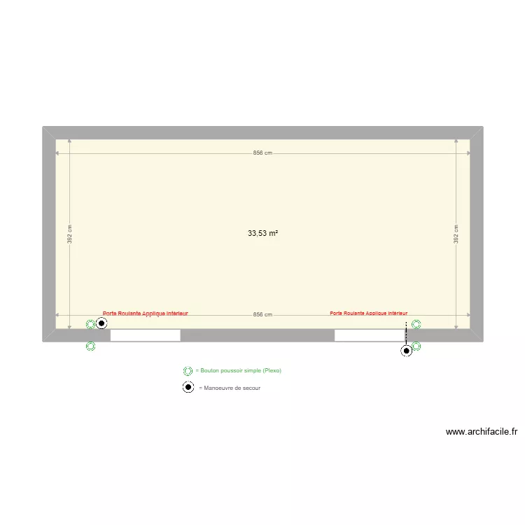 SSR LA MENAUDIERE. Plan de 