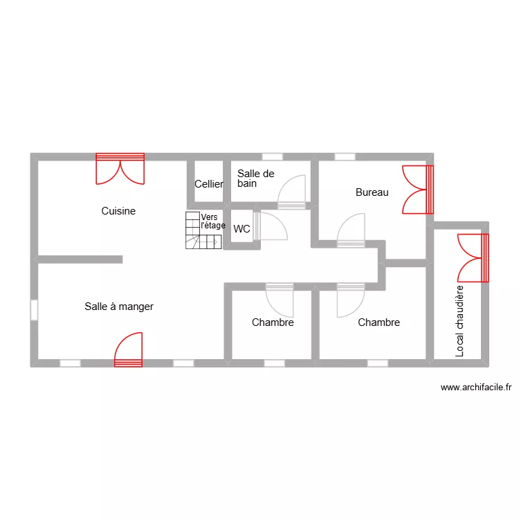 Sayeste_plan. Plan de 6  et 67 m²