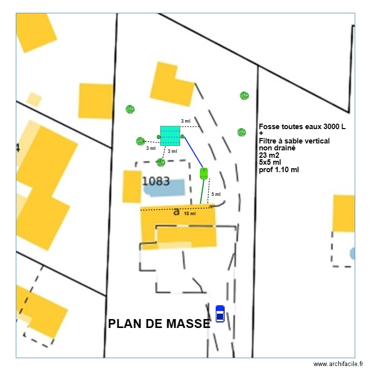 Raynaud. Plan de 0 pièce et 0 m2