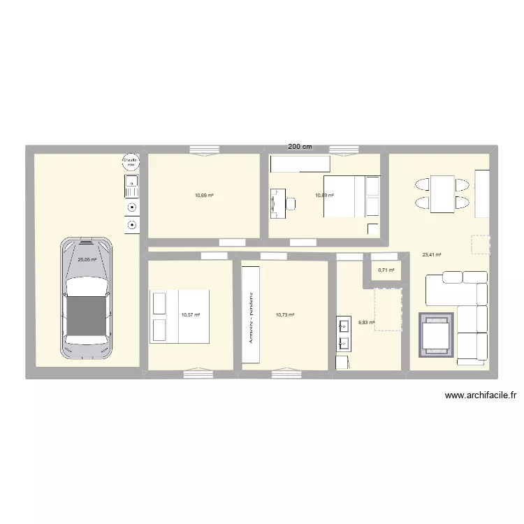 Estelle Riel. Plan de 