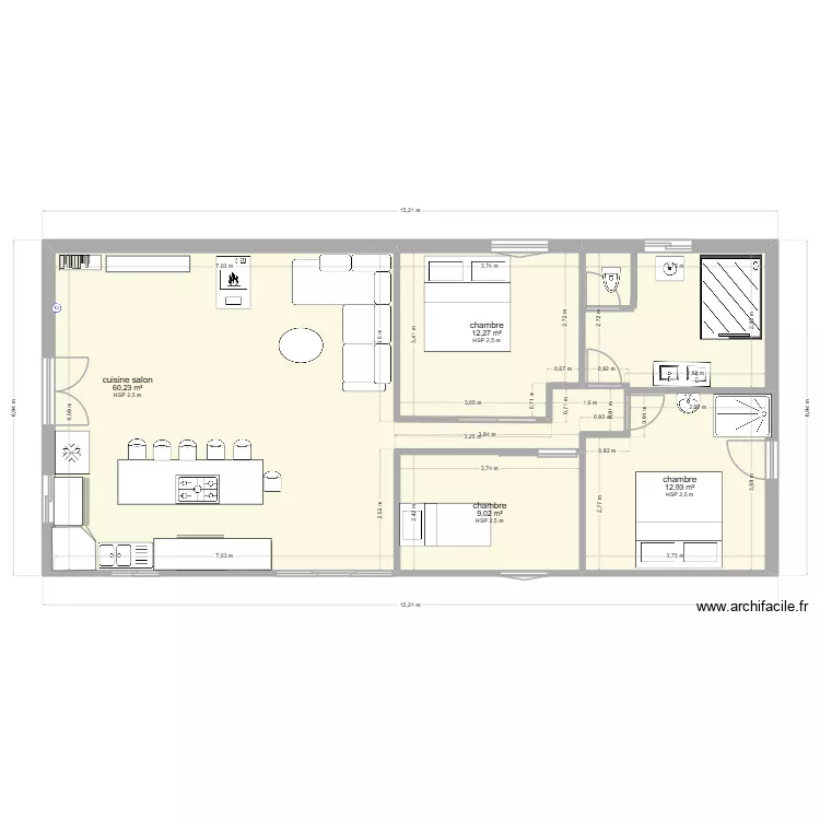 ST. LAURENT Montquc. Plan de 