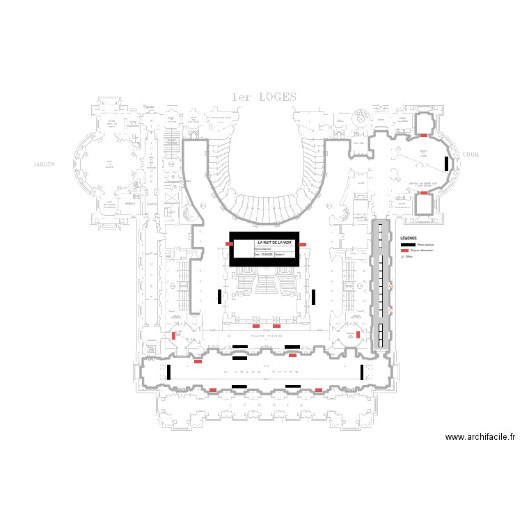 Grand foyer. Plan de 0 pièce et 0 m2