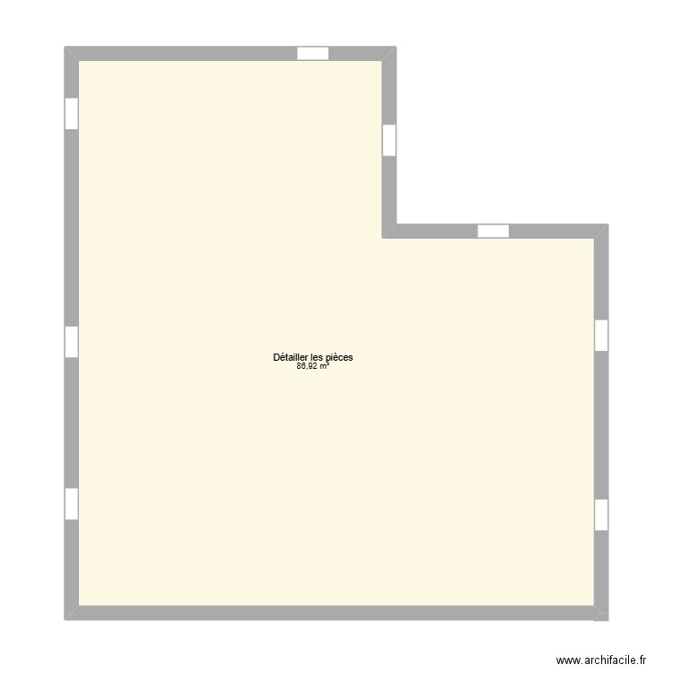 MOUSSAOUY LGT2. Plan de 1 pièce et 87 m2