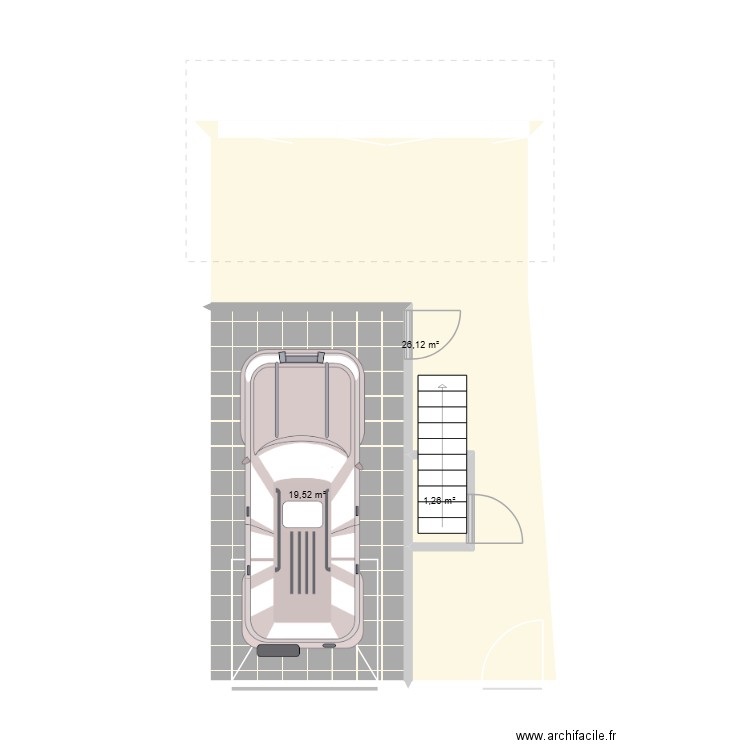 Le meux 3 R. rep 2.1. Plan de 7 pièces et 82 m2