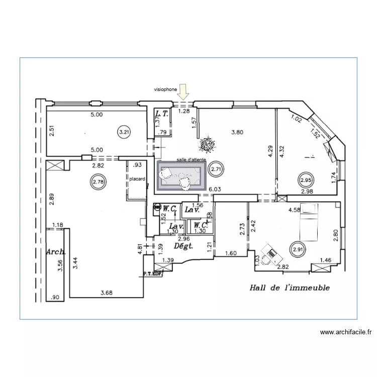 Villa Poirier O. Plan de 