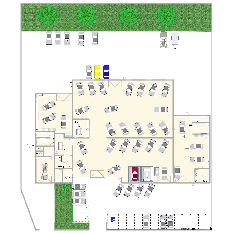 events auto romain2AURELIUE. Plan de 17 pièces et 1446 m2