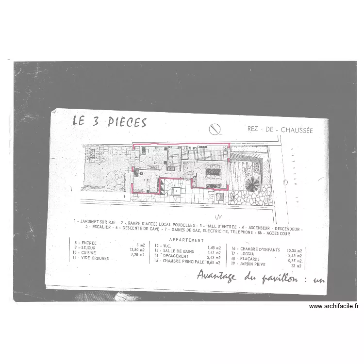 AU 44. Plan de 