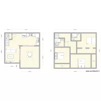 Maison 117 m&sup2; a &eacute;tage terrain pente