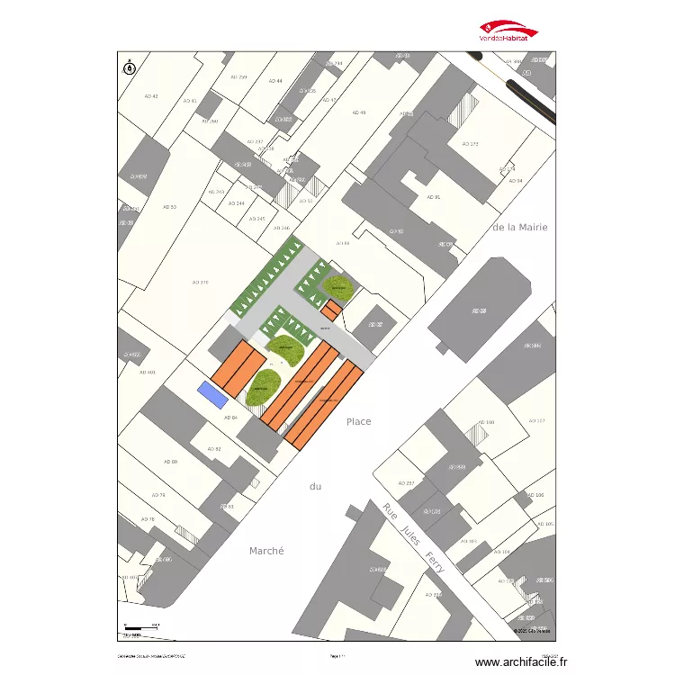 Les Essarts RS Site Médico. Plan de Les Essarts RS Site Médico. Plan de