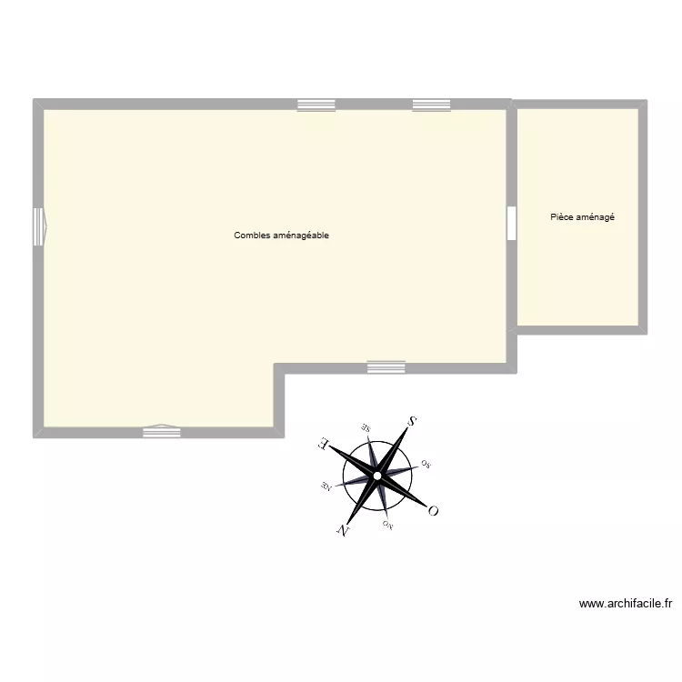 LE BARS R+1. Plan de 2 et 107 m² LE BARS R+1. Plan de 2 et 107 m²