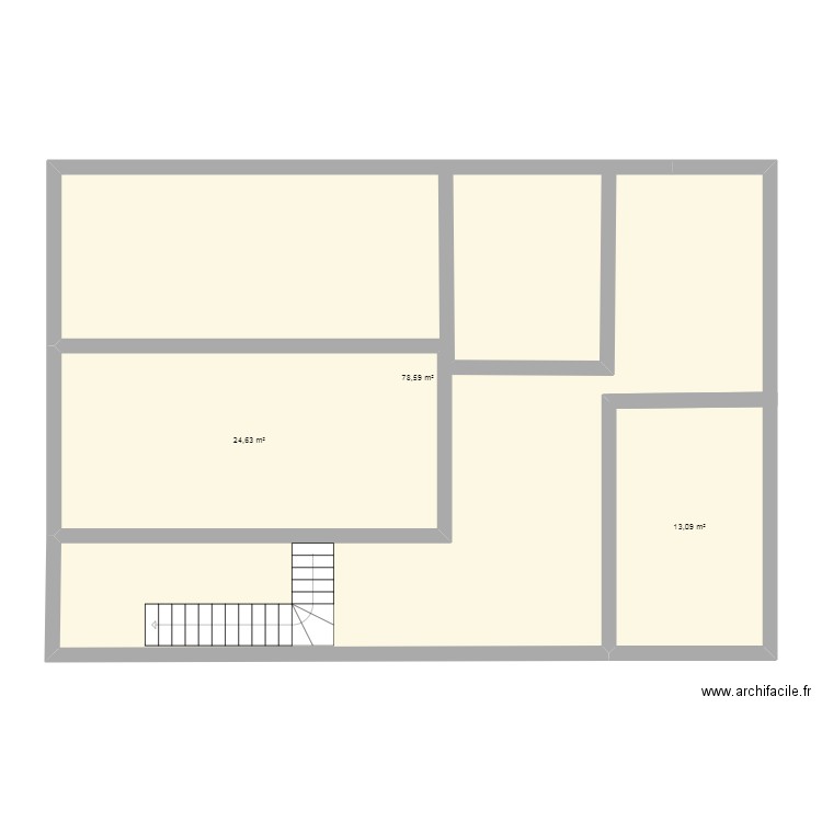 home. Plan de 3 pièces et 116 m2