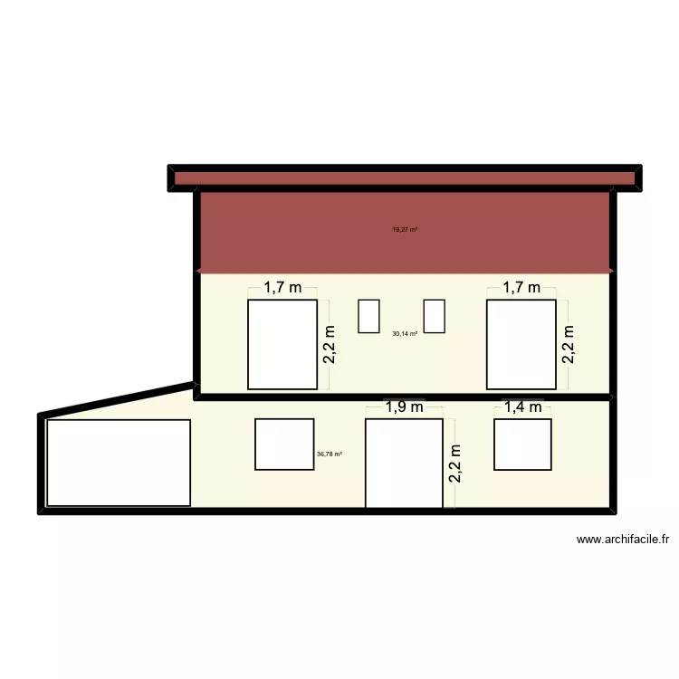 Mercury Sud Avant. Plan de 4 pièces et 90 m² Mercury Sud Avant. Plan de 4 pièces et 90 m²