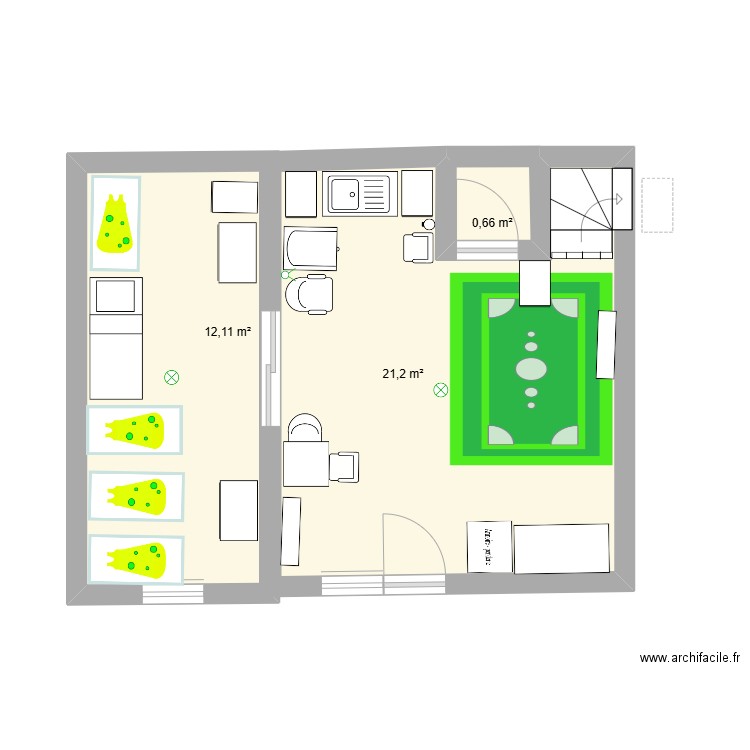 Isabel Antoine. Plan de 0 pièce et 0 m2