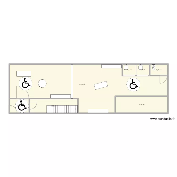 MK mode. Plan de 7 pièces et 89 m²