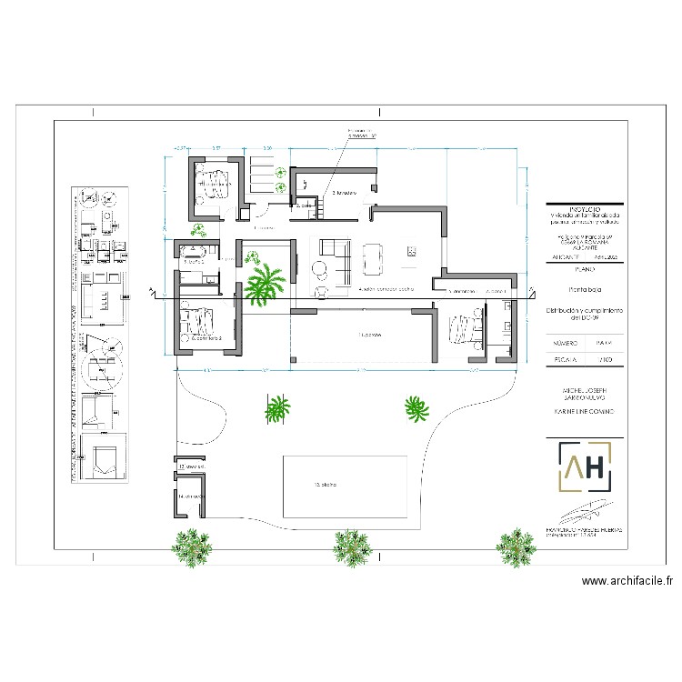 Maison de la famille Barrionuevo. Plan de 0 pièce et 0 m2