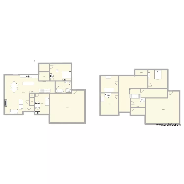 Blainville. Plan de 14  et 345 m²