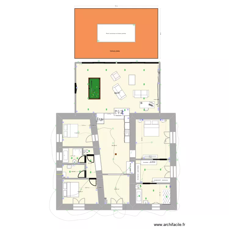 Ben NV cuisine. Plan de 9 et 174 m² Ben NV cuisine. Plan de 9 et 174 m²