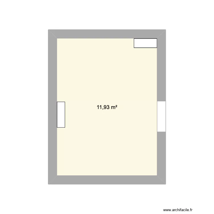 chambre. Plan de 
