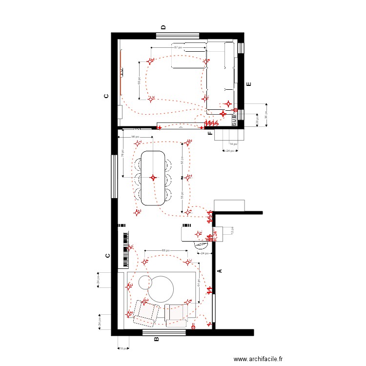 Annie-Claude Électrique. Plan de 0 pièce et 0 m2