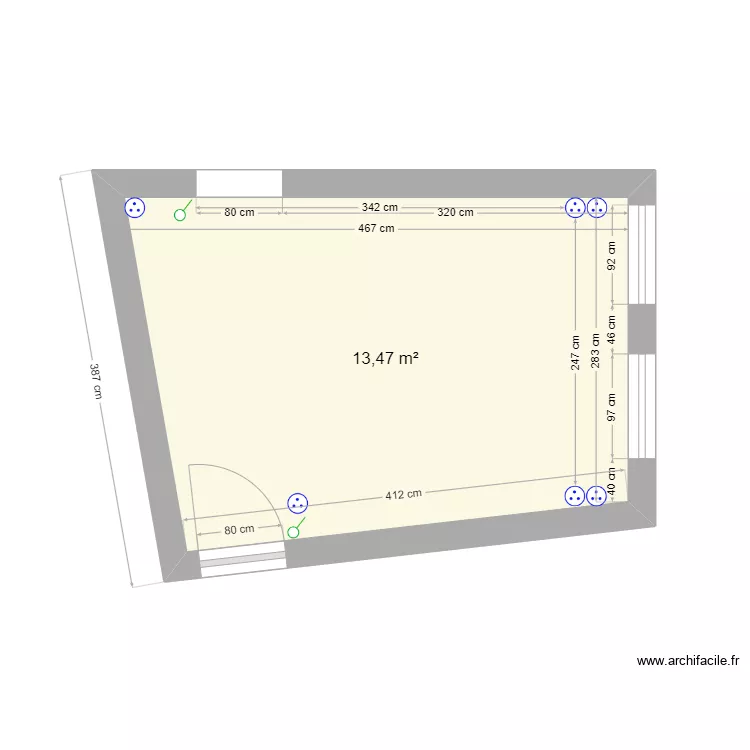salle à manger. Plan de salle à manger. Plan de
