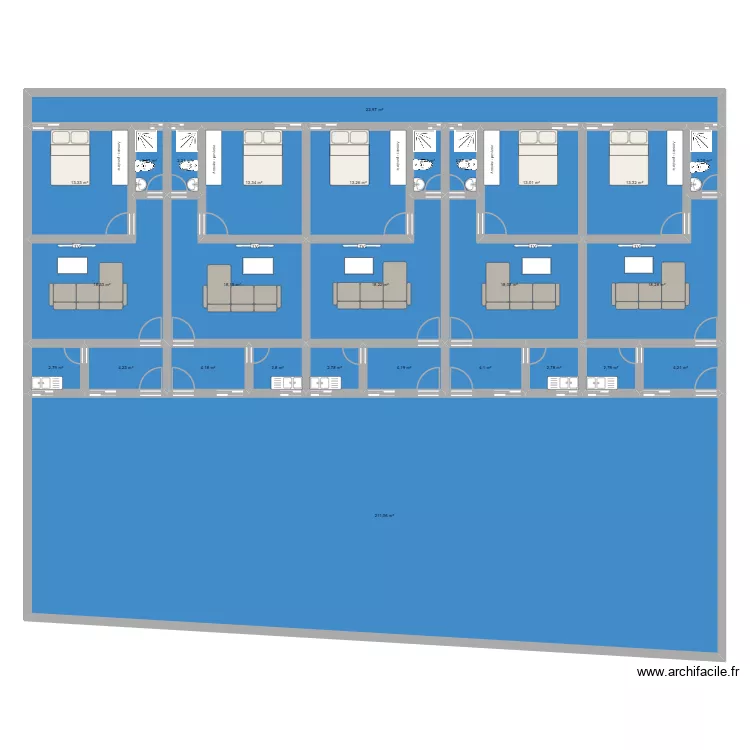 proget belle cote chacun. Plan de 27 et 438 m² proget belle cote chacun. Plan de 27 et 438 m²