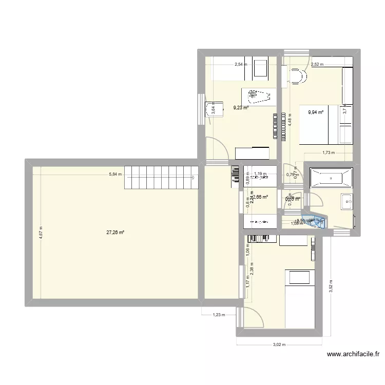 ManetMatisse &eacute;tage. Plan de 