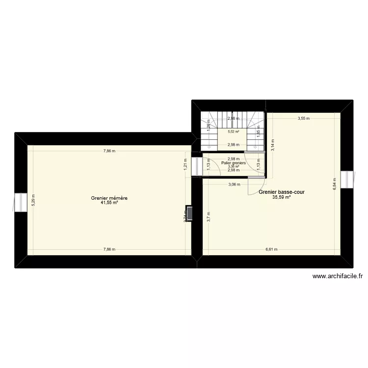 Gurgy Greniers. Plan de 