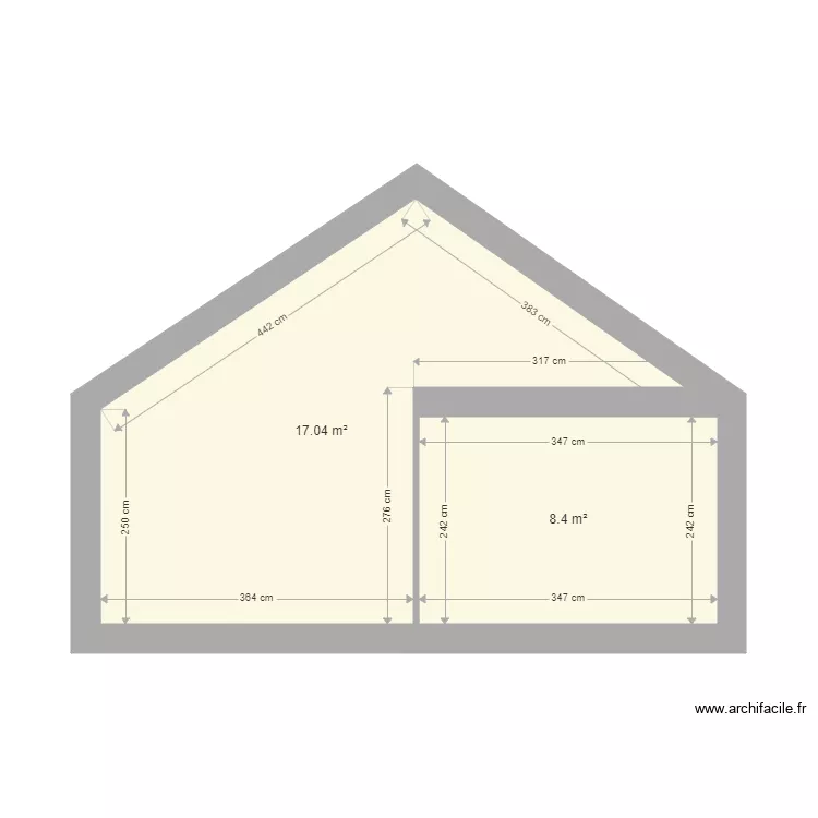 Fayolle. Plan de 2 et 25 m² Fayolle. Plan de 2 et 25 m²