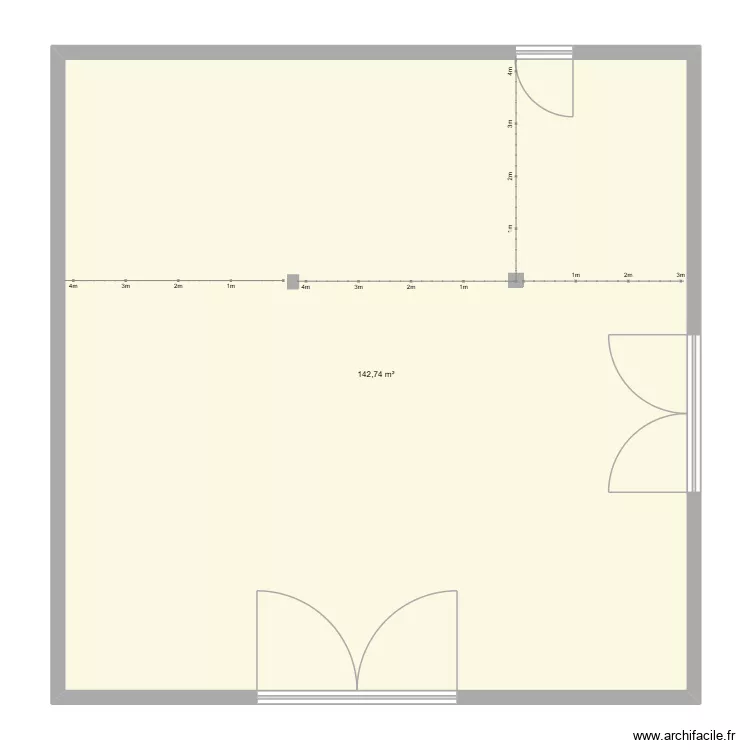 SOON ENNETIERES. Plan de 1  et 143 m²