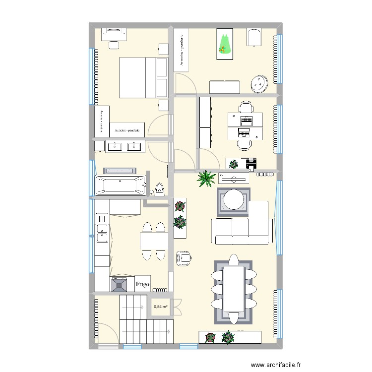maison peltre. Plan de 7 pièces et 84 m2