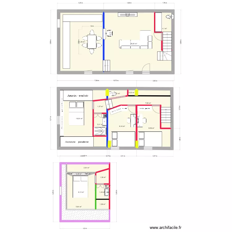 Lasserre-Lossosse. Plan de Lasserre-Lossosse. Plan de