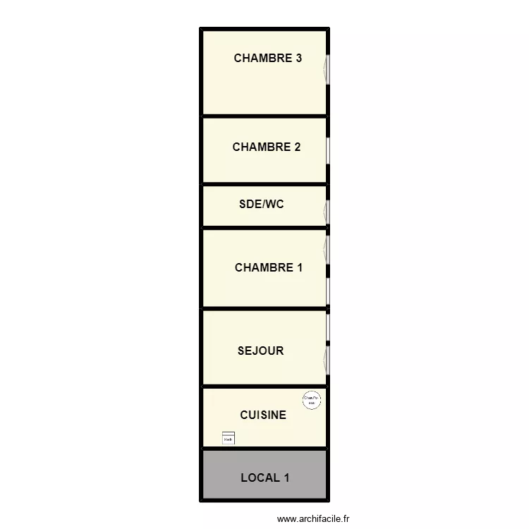 LANDRON N&deg;2. Plan de 