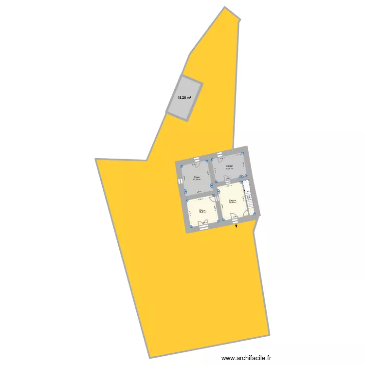 UDO THEIX. Plan de 6 et 101 m² UDO THEIX. Plan de 6 et 101 m²