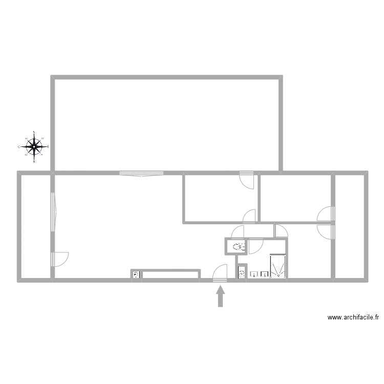 Plan Nicolino. Plan de 12 pièces et 172 m2